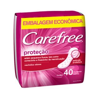 Protetor Diário Carefree Original com perfume, 40 unidades