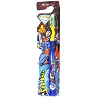 Escova Dental Infantil Jadefrog Superman 3+ anos, macia, com ventosa, sortida com 1 unidade