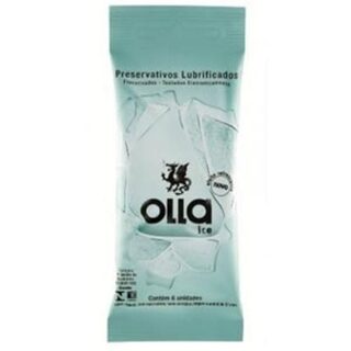 Preservativo Olla bolso, ice, pacote com 6 unidades