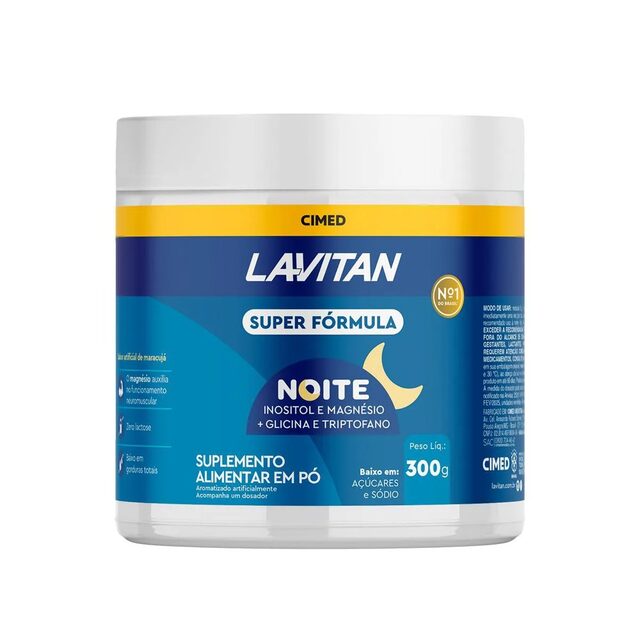 Suplemento Alimentar Lavitan Super Fórmula Noite Maracujá 300g