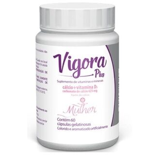 Vigora Plus Mulher 500mg, frasco com 60 cápsulas