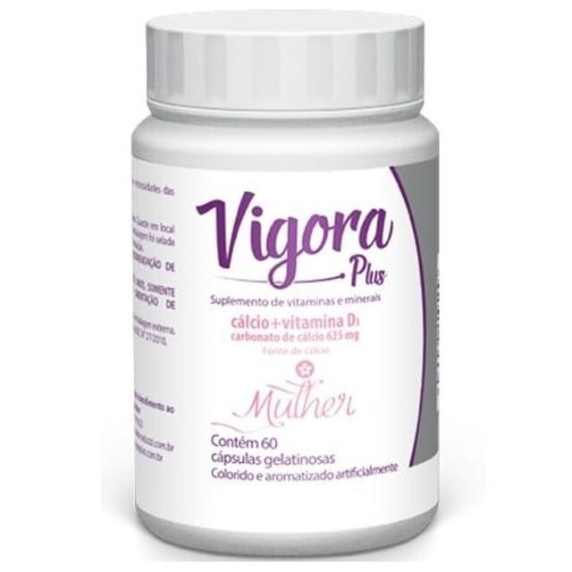 Vigora Plus Mulher 500mg, frasco com 60 cápsulas
