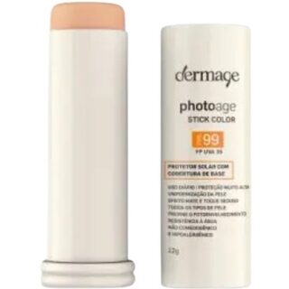 Protetor Solar Dermage Photoage Stick Color FPS 99, claro com 16g