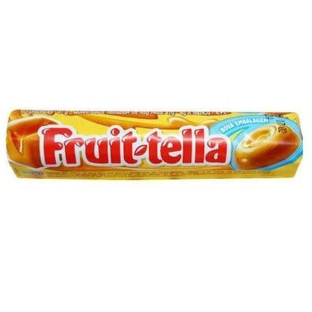 Bala Fruit-tella Swirl caramelo com leite, 10 unidades com 41g
