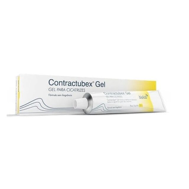 Contractubex Gel caixa com 1 bisnaga com 50g de gel de uso dermatológico