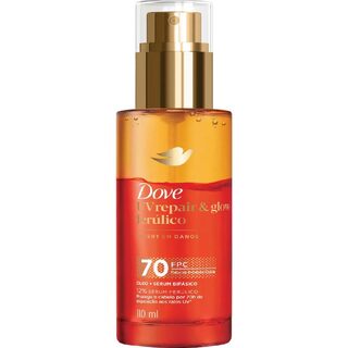 Óleo e Sérum Bifásico Dove UV Repair & Glow + Ferúlico Spray 110ml