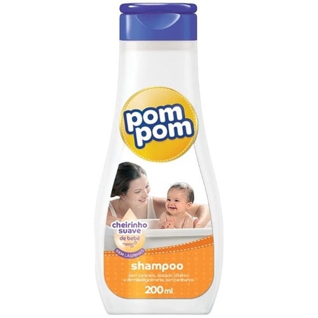 Shampoo Infantil Pom Pom Suave 200mL