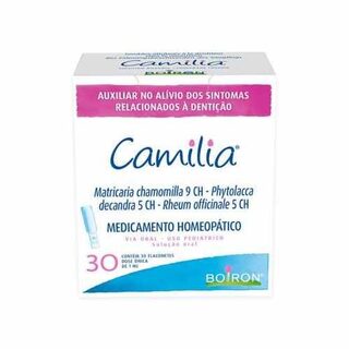 Camilia 3,333mg + 3,333mg + 3,333mg, 30 flaconetes com 1mL de solução de uso oral