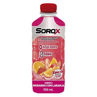 Isotônico Sorox Morango com Laranja 550ml