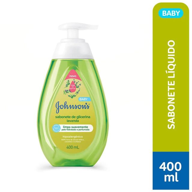 Sabonete Líquido de Glicerina Johnson’s Baby Lavanda 400ml
