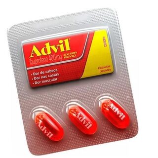 Advil 400mg Extra Alívio com 3 cápsulas moles