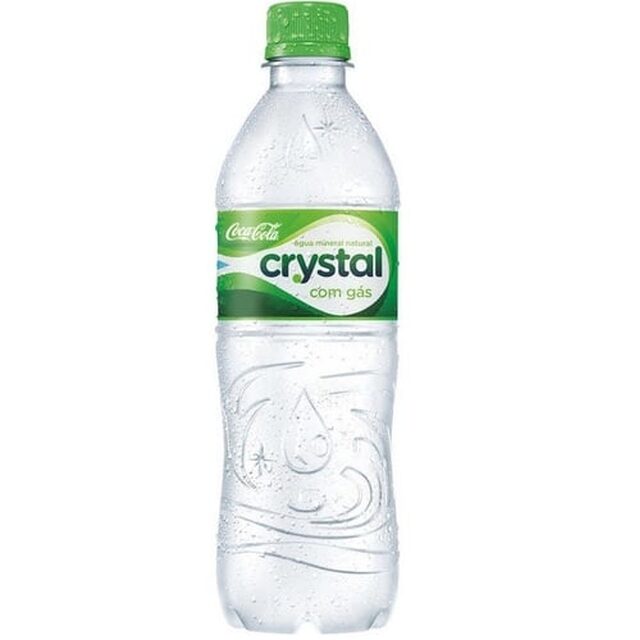 Água Mineral Crystal com gás, pet, 1 unidade com 500mL