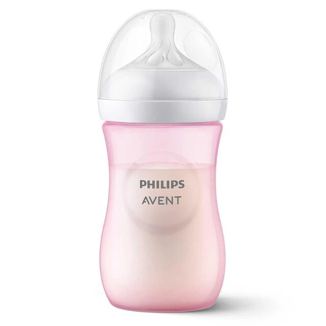 Mamadeira Philips Avent Pétala 3.0 Rosa 260ml - 1 unidade