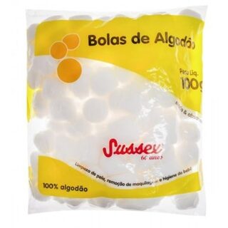 Algodão Sussex bola, branca com 100g