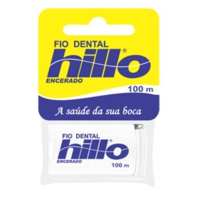 Fio Dental Hillo encerado, 1 unidade com 100m