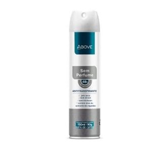 Desodorante Antitranspirante Above Women sem perfume, aerossol com 150mL