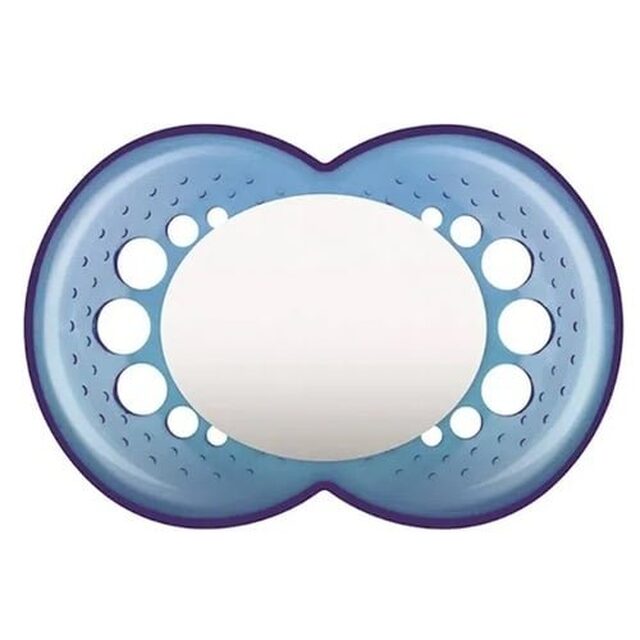 Chupeta MAM Original 16+ meses, azul com 1 unidade