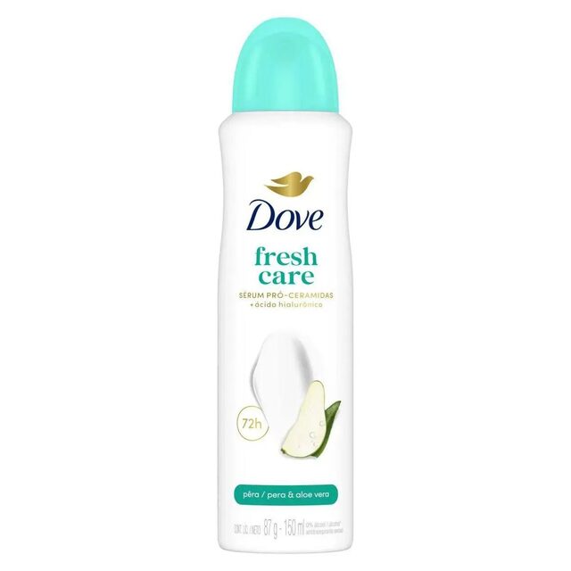 Desodorante Antitranspirante Dove Go Fresh Pera e Aloe Vera aerossol, 1 unidade com 150mL