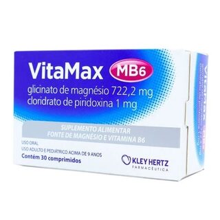 VitaMax MB6 caixa com 30 comprimidos