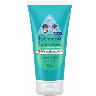 Creme para Pentear Johnson's Kids Blackinho Poderoso 200mL