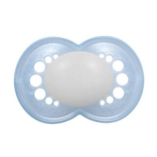 Chupeta MAM SkinSoft 6+ meses, azul com 1 unidade