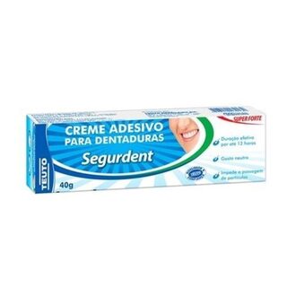 Creme Adesivo para Dentaduras Segurdent super forte com 48g