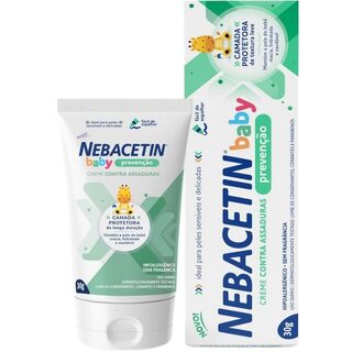 Creme Contra Assaduras Nebacetin Baby Prevenção 30g