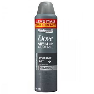 Desodorante Antitranspirante Masculino Dove Men + Care Invisible Dry aerossol, 1 unidade com 250mL
