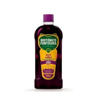 Biotônico Fontoura frasco com 400mL de solução de uso oral, sabor uva