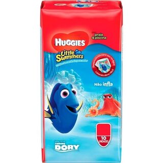Fralda para Praia e Piscina Huggies Little Swimmers G, pacote com 10 unidades