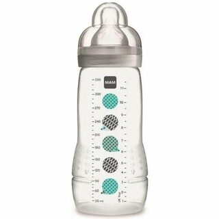 Mamadeira MAM Easy Active 4+ meses, neutra, 1 unidade com capacidade de 330mL