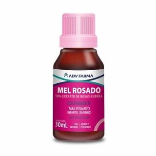 Mel Rosado ADV Farma, frasco com 30mL