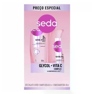 Kit Seda Glycol + Vita C Luminous UV Shampoo 300mL + Condicionador 190mL