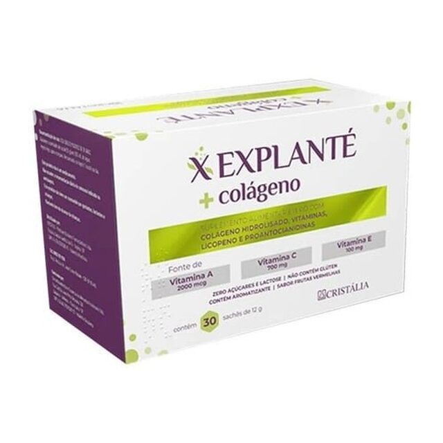 Explanté Colágeno, caixa com 30 sachês de 12g