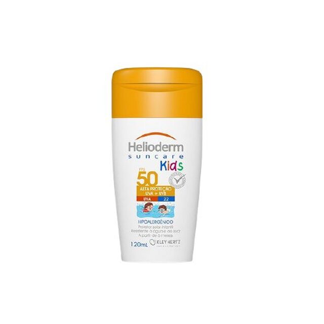 Protetor Solar Helioderm Suncare Kids FPS 50, 120mL