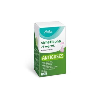 Simeticona Medley 75mg/mL, caixa com 1 frasco gotejador com 15mL de emulsão de uso oral