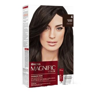 Coloração Permanente Amend Magnific Color nº 4 castanho natural