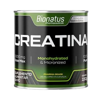 Creatina Monoidratada Bionatus 100% Pure, 150g