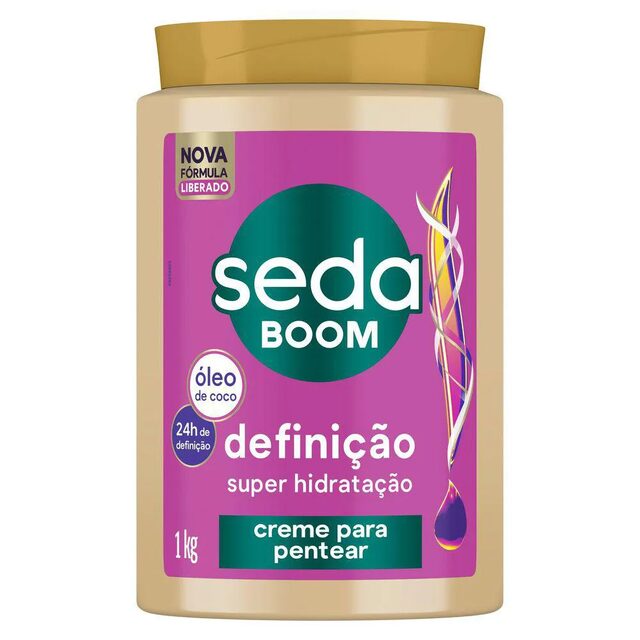 Creme para Pentear Seda Boom Definição Super Hidratação, 1kg