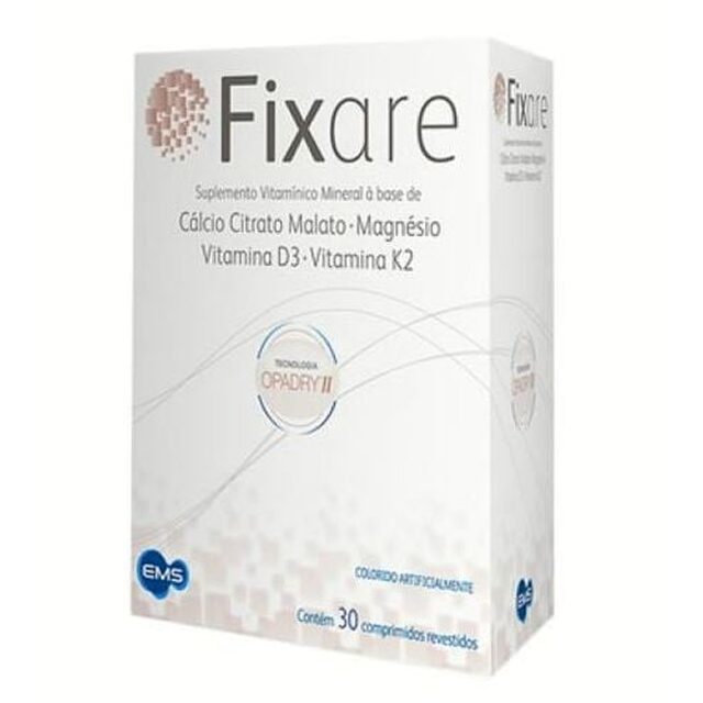 Fixare caixa com 30 comprimidos revestidos