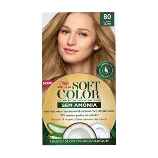 Tintura Soft Color nº 80 Louro Claro, kit
