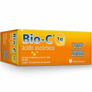 Bio-C Comprimido 1g, caixa com 10 comprimidos efervescentes