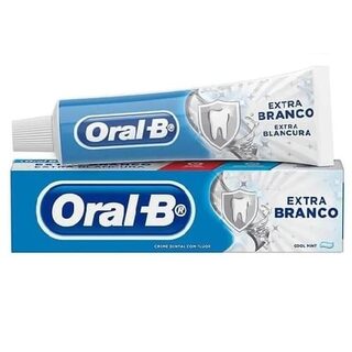 Creme Dental Oral-B Extra Branco tradicional, 1 unidade com 70g