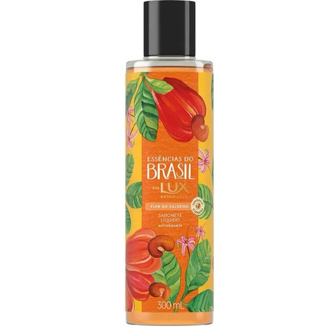 Sabonete Líquido Lux Botanicals Essências do Brasil Flor do Cajueiro, 300mL