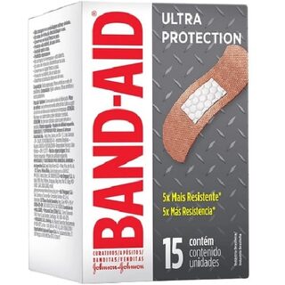 Curativo Band-Aid Ultra Protection caixa com 15 unidades