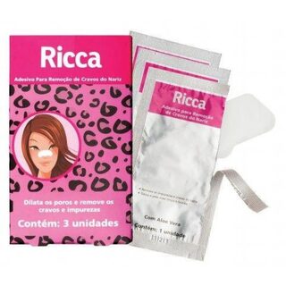 Fita Adesiva para Retirar Cravos Ricca 3 unidades