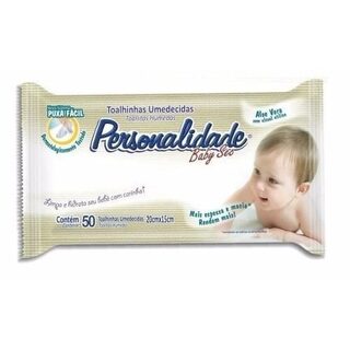 Toalhas Umedecidas Personalidade Baby pacote com 100 unidades
