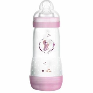 Mamadeira MAM Easy Start 4+ meses, rosa, 1 unidade com capacidade de 320mL