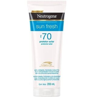 Protetor Solar Corporal Neutrogena Sun Fresh FPS 70, loção com 200mL