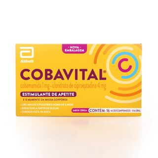 Cobavital 1mg + 4mg, caixa com 16 comprimidos